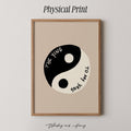 Ying Yang Print