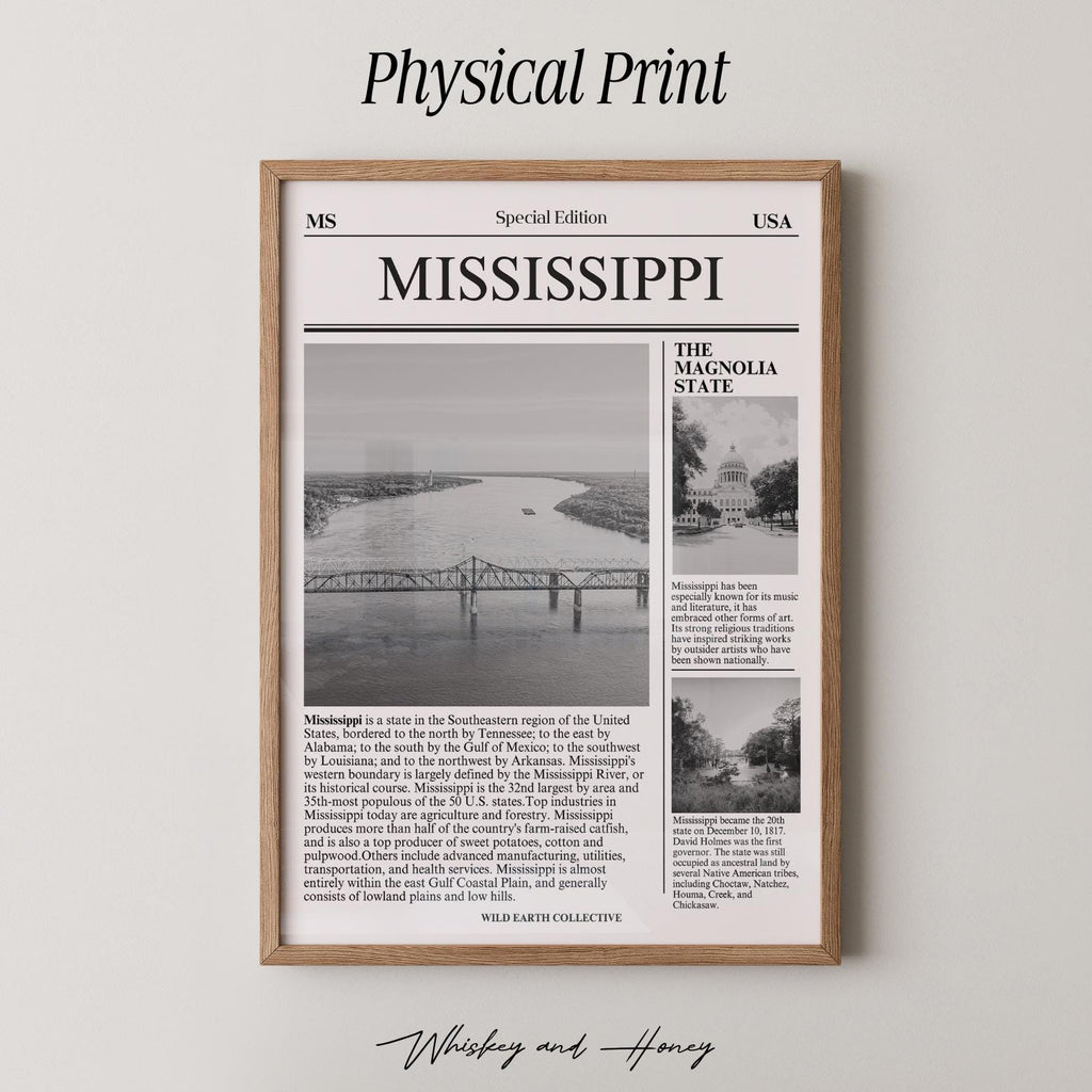 Mississippi Newspaper Print