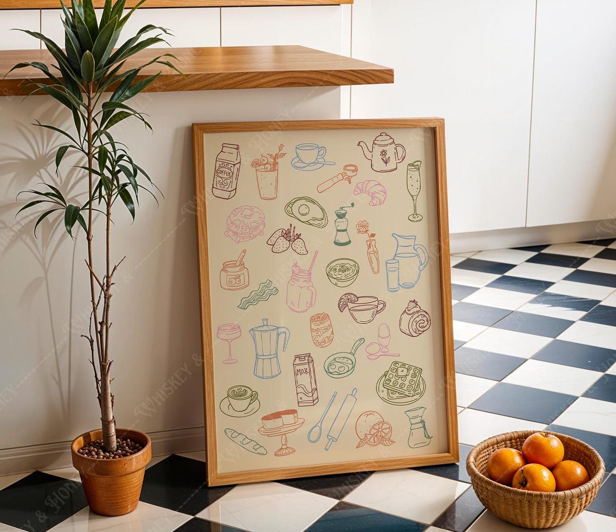 Brunch Food Print