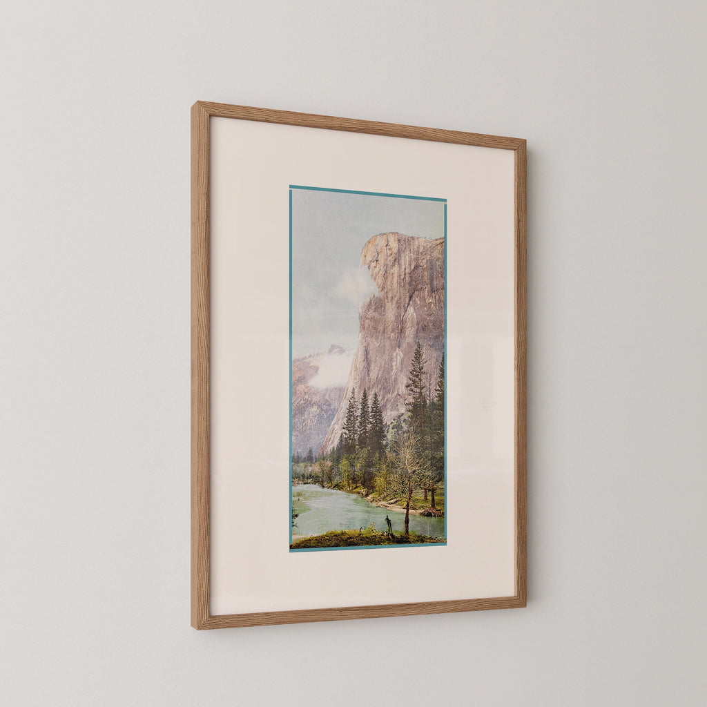 Vintage Half Dome Yosemite Print