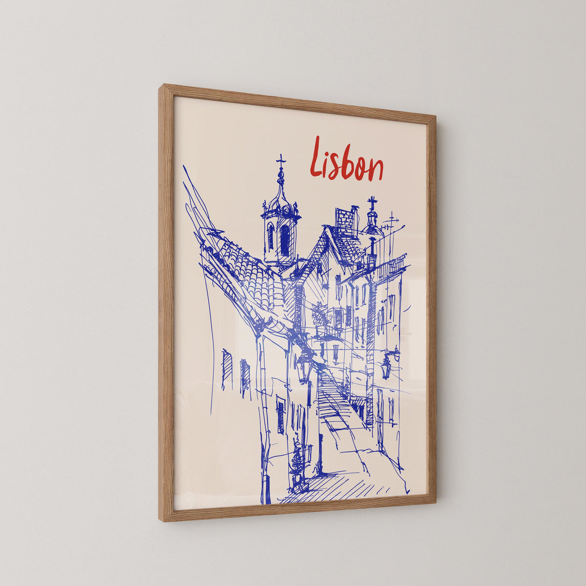 Lisbon Travel Print