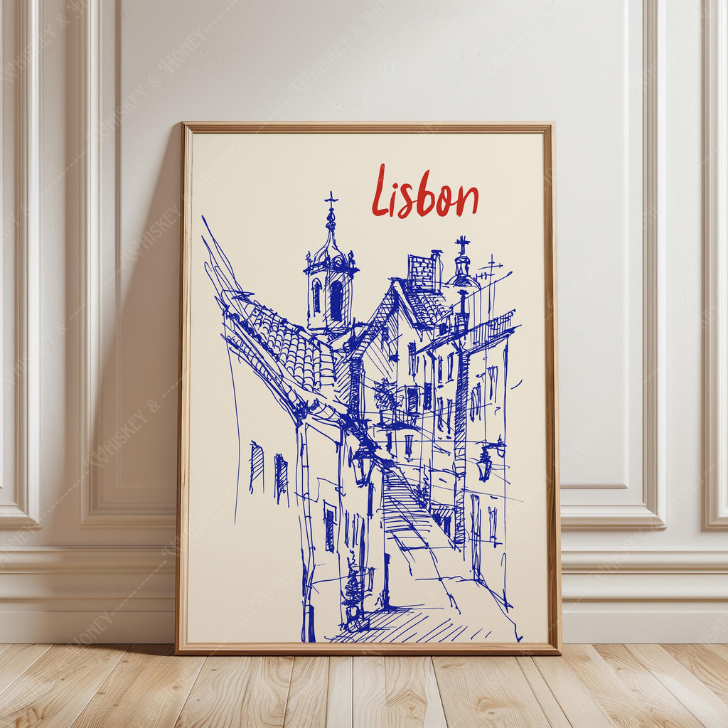 Lisbon Travel Print