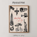 New York City Sketch Print