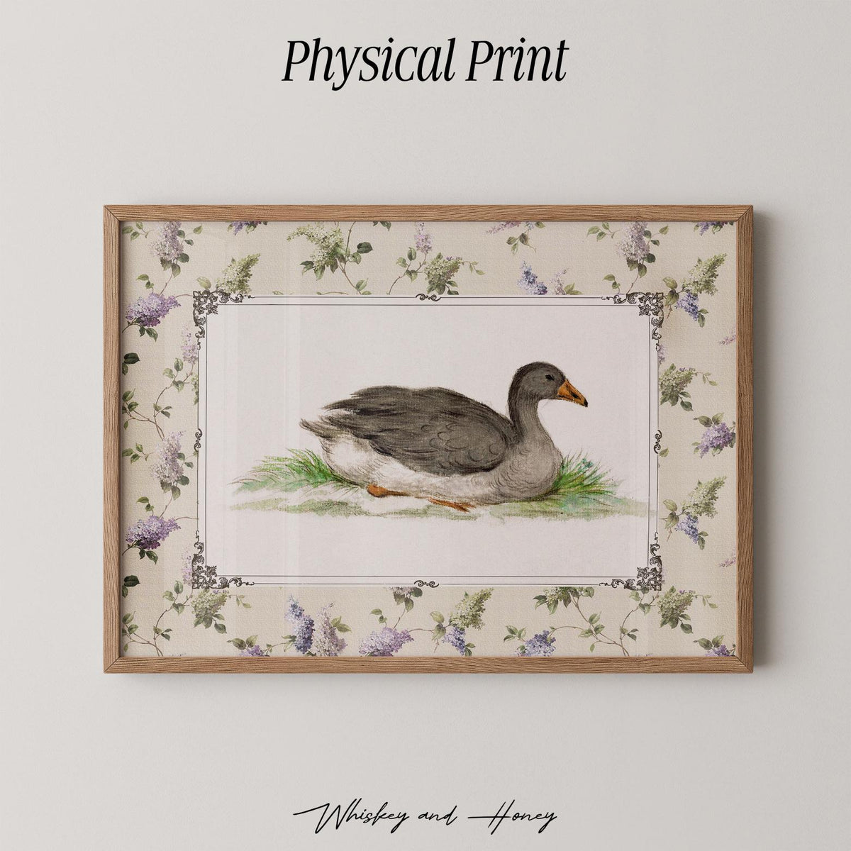 Vintage Goose Print