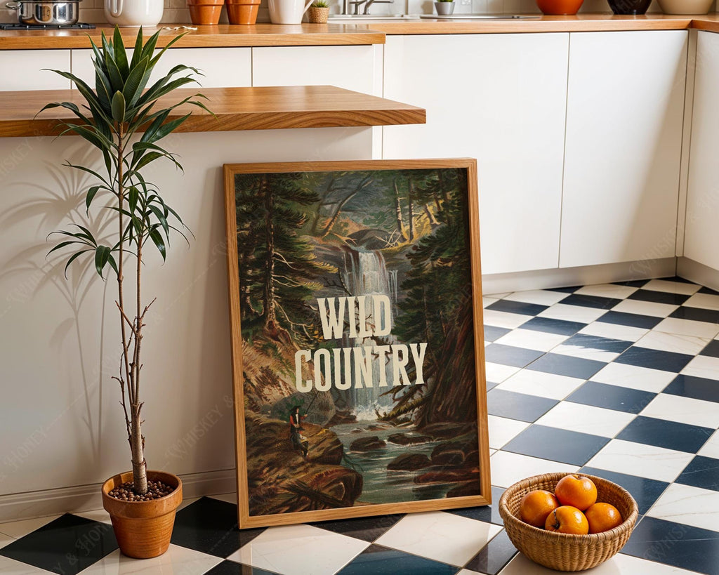Wild Country Waterfall Print