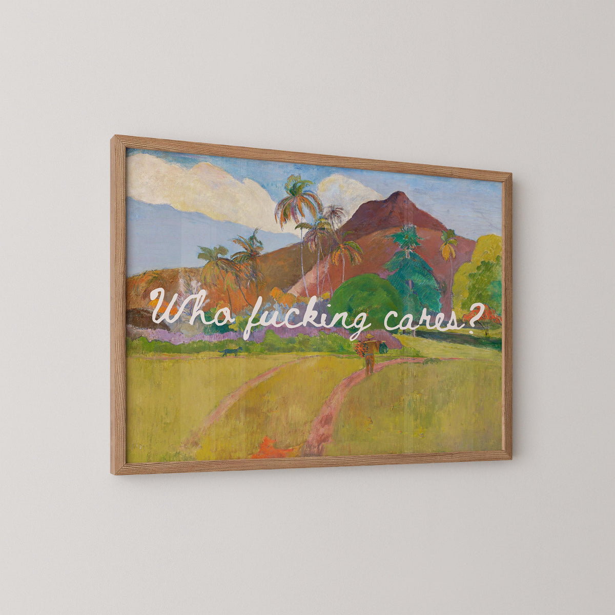 Who Fucking Cares? Tropical Print