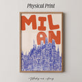 Milan Italy Travel Print