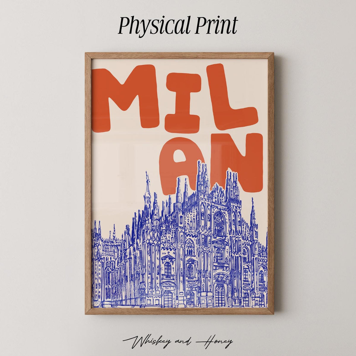 Milan Italy Travel Print