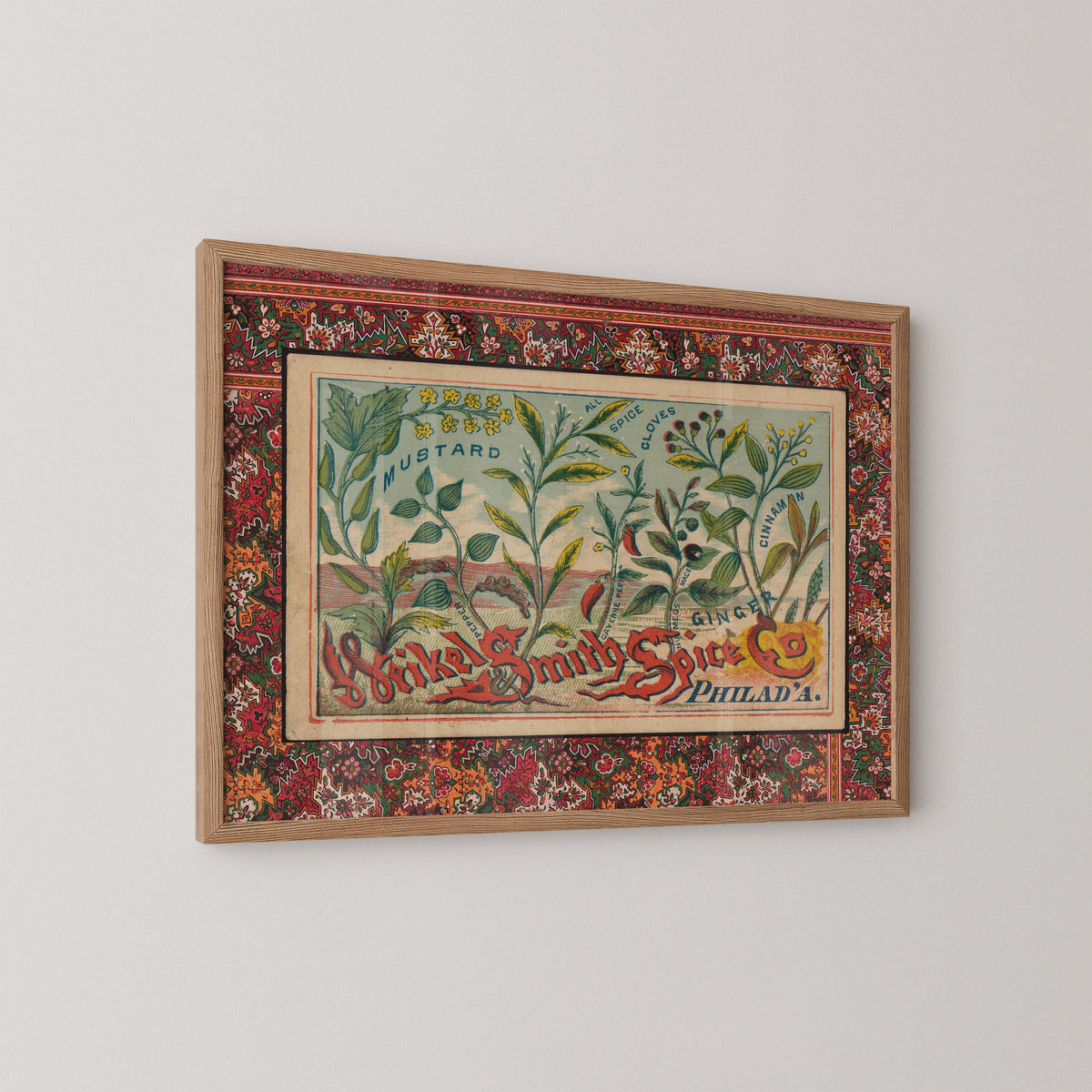 Vintage Spice Ad Print
