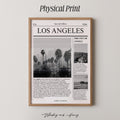 Los Angeles California Newspaper Print