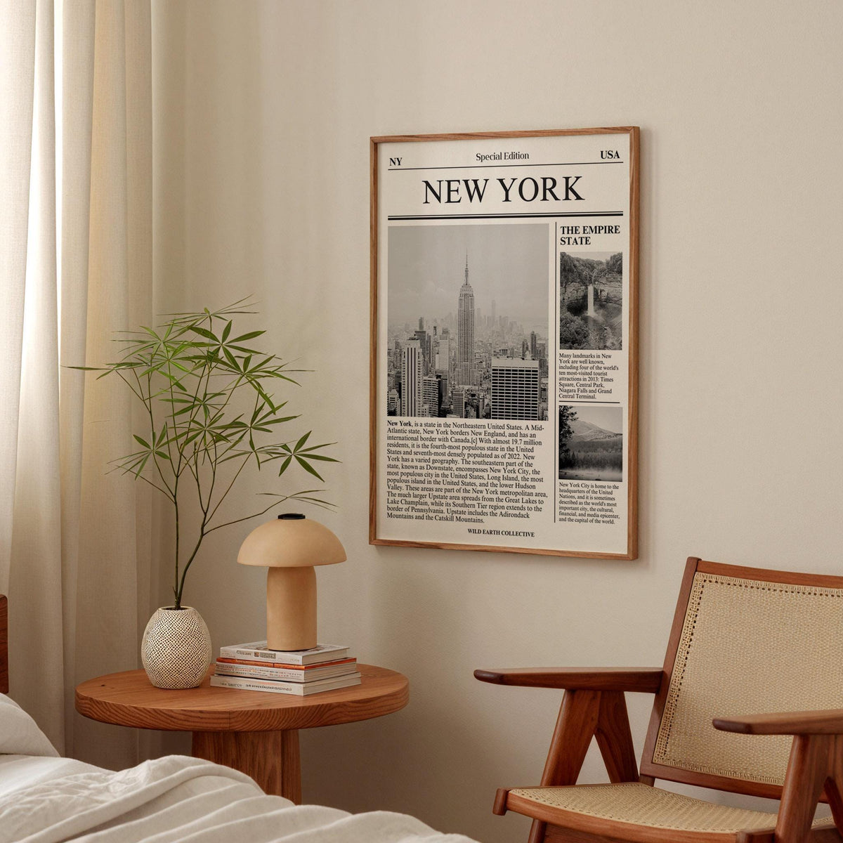 New York State Newspaper Print