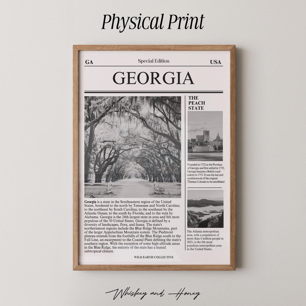 Georgia Newspaper Print