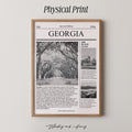 Georgia Newspaper Print