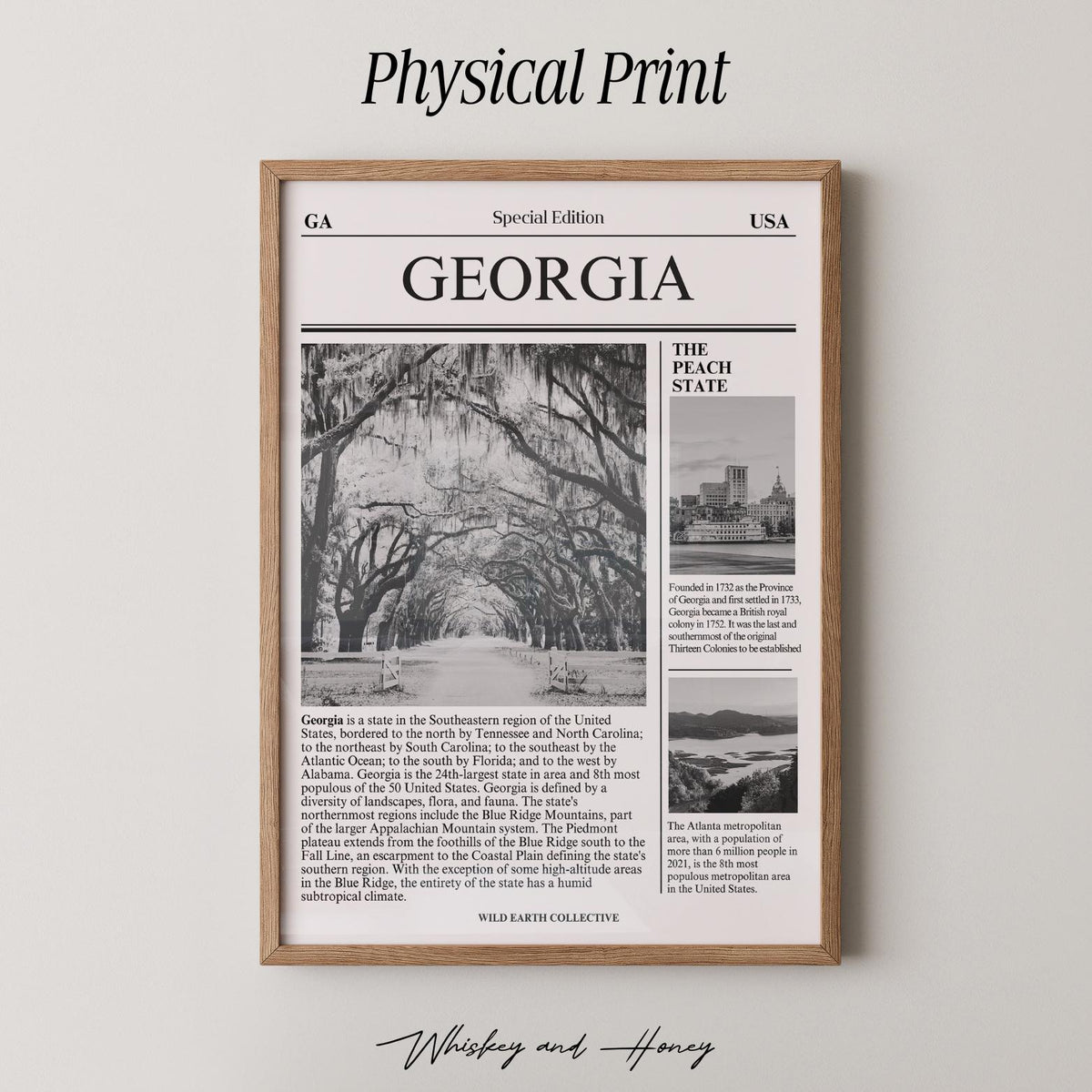 Georgia Newspaper Print