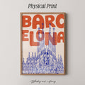 Barcelona Travel Print