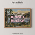 Greeting From Juneau Alaska Postcard Print
