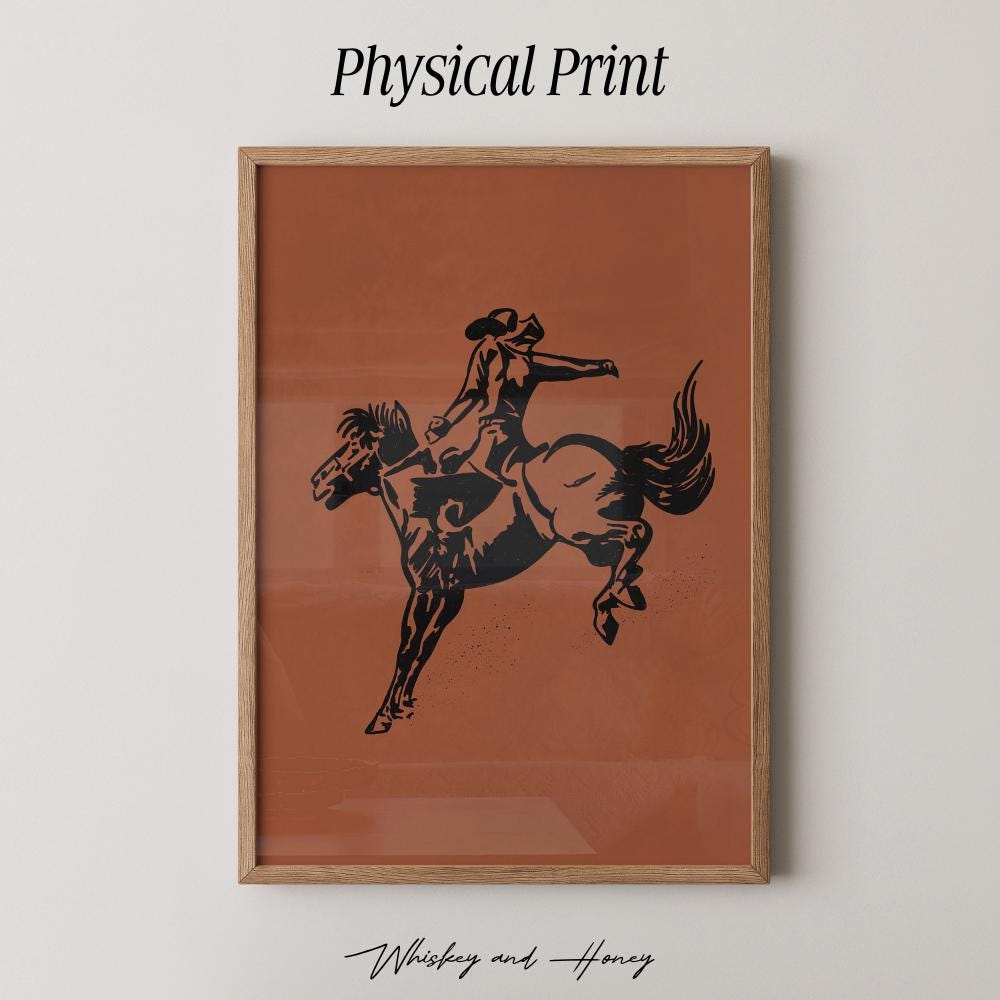 Rodeo Cowboy Physical Print