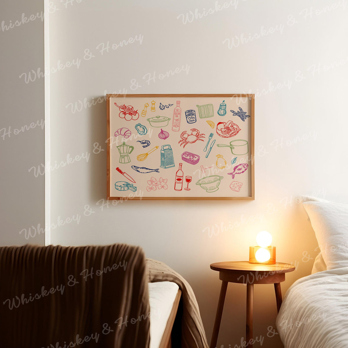 Kitchen Ingredient Horizontal Print