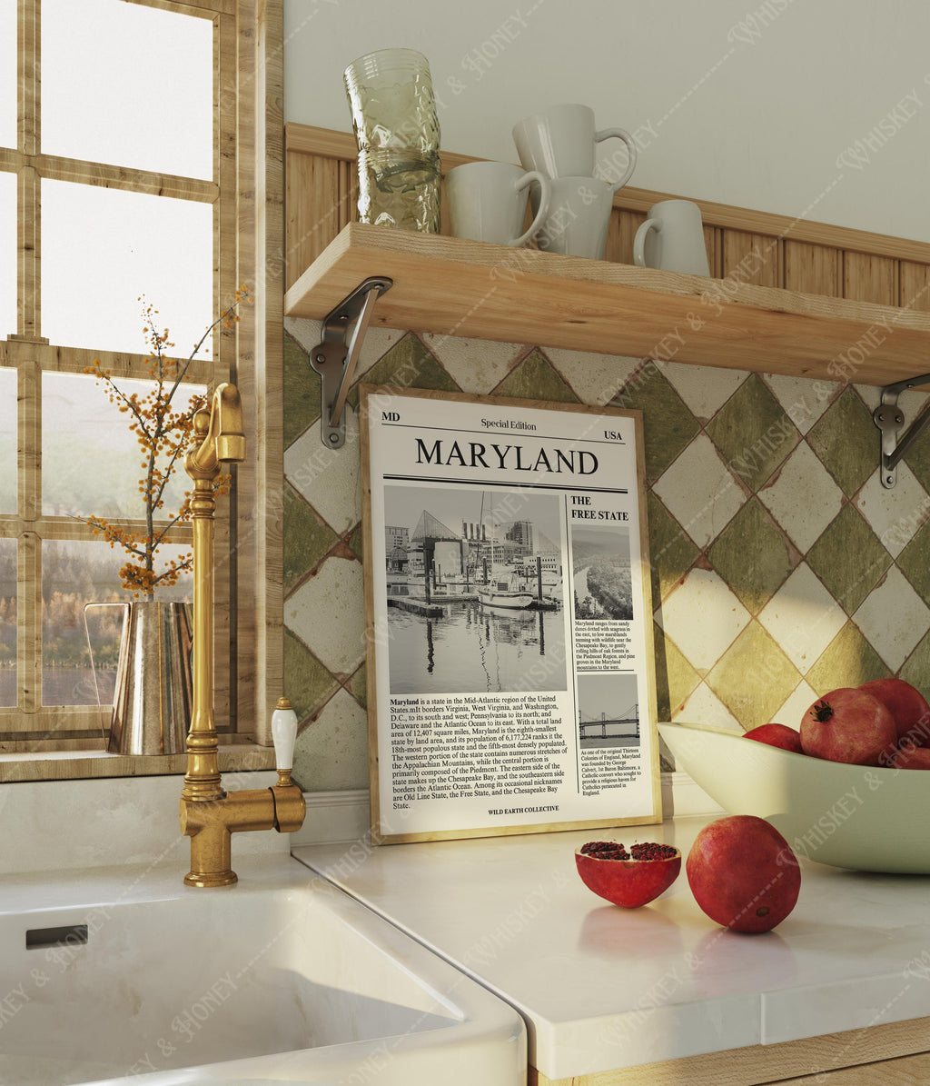 Maryland Newspaper Print