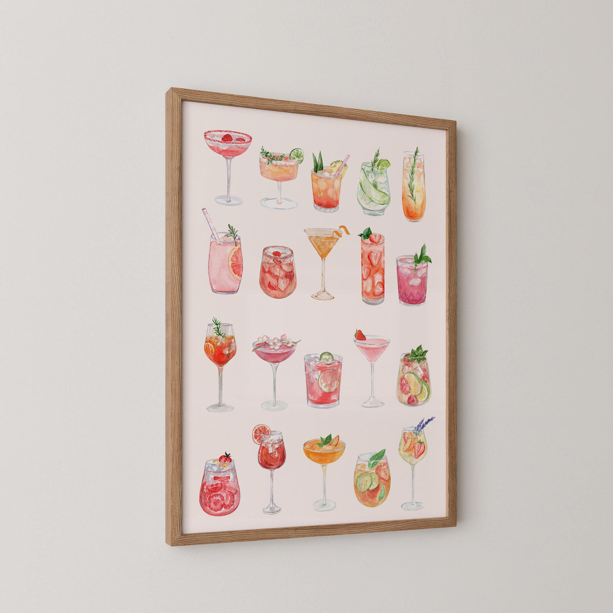 Fruity Cocktails Print