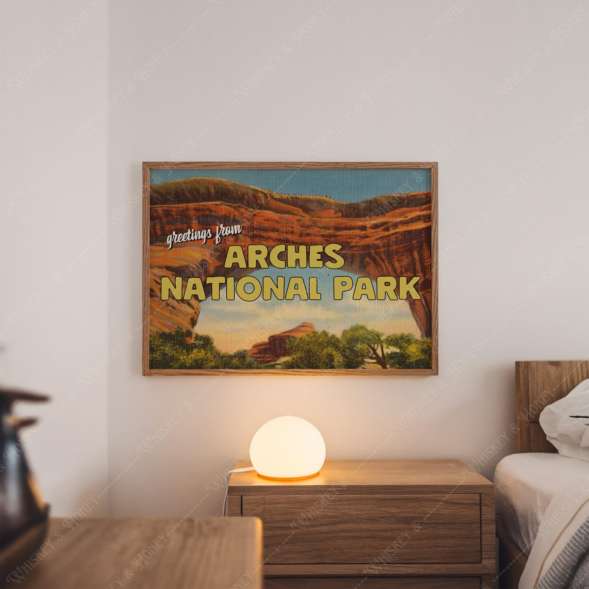 Greetings from Arches National Park Print