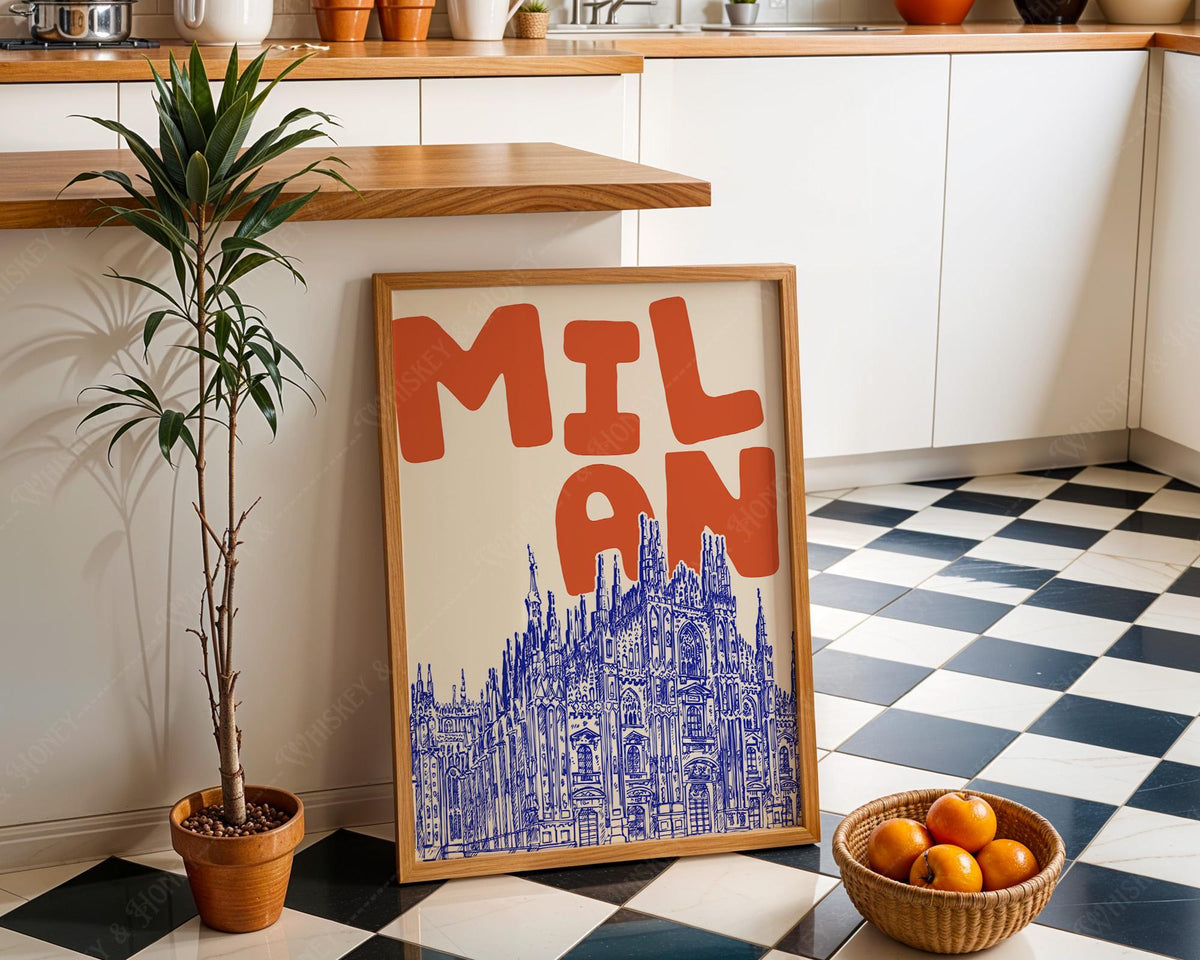 Milan Italy Travel Print