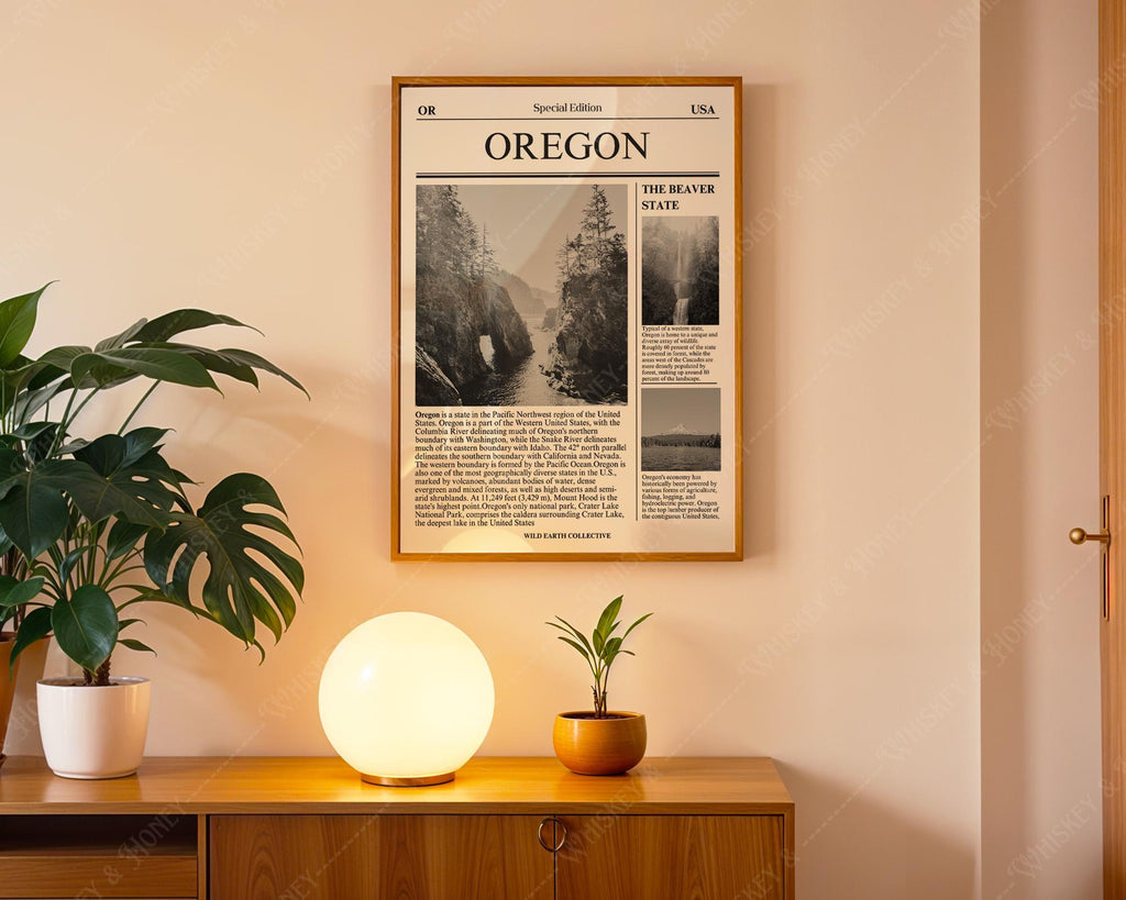 Oregon Newspaper Print