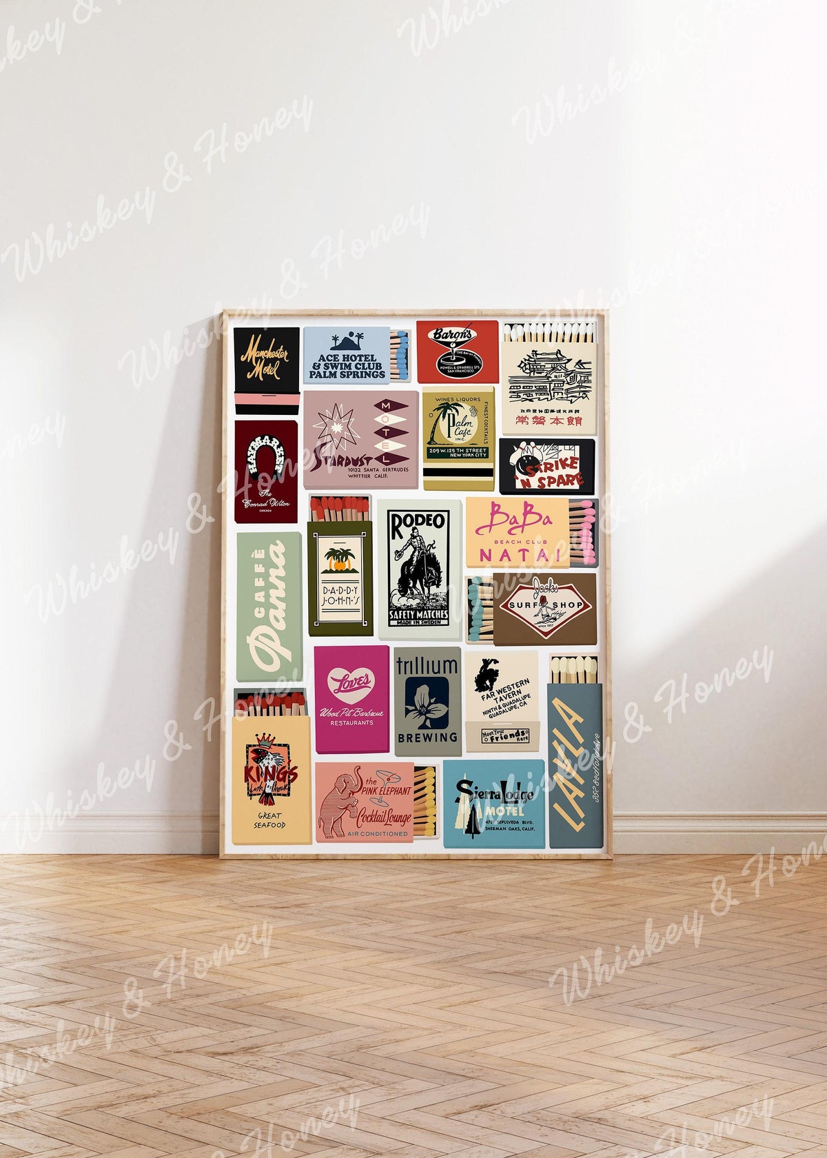 Vintage Matchbook Print