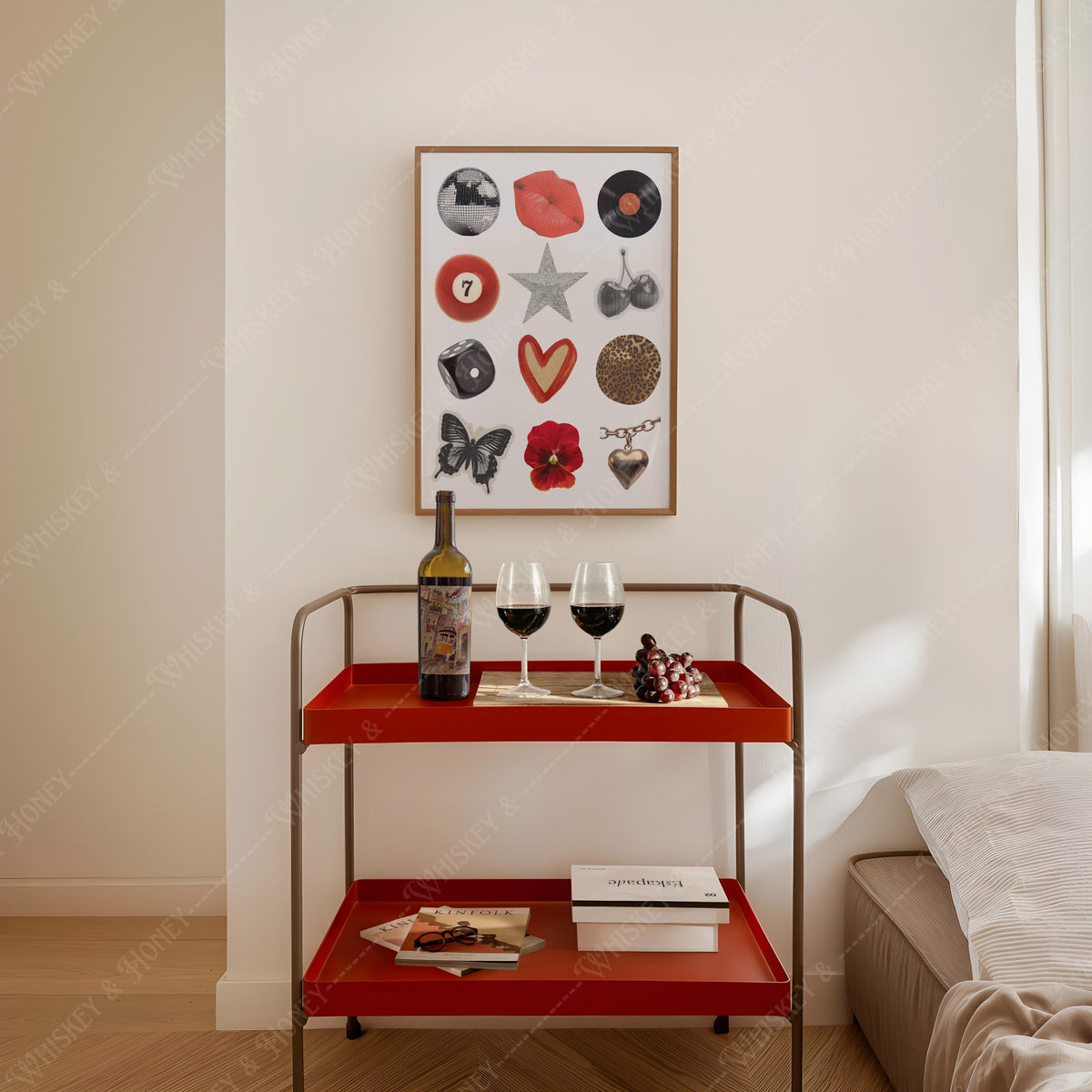 Cool Girl Collage Print