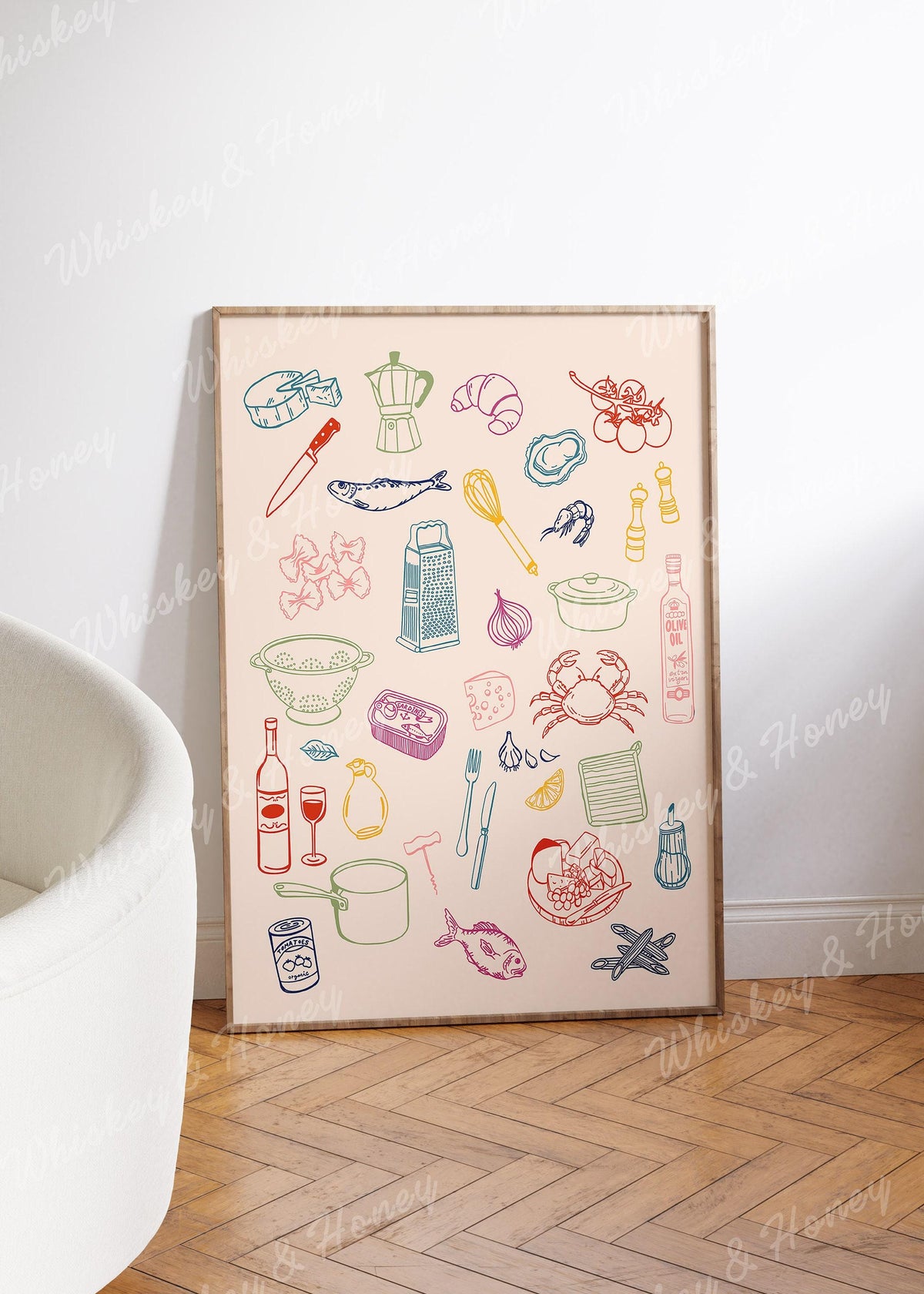 Kitchen Ingredients Print