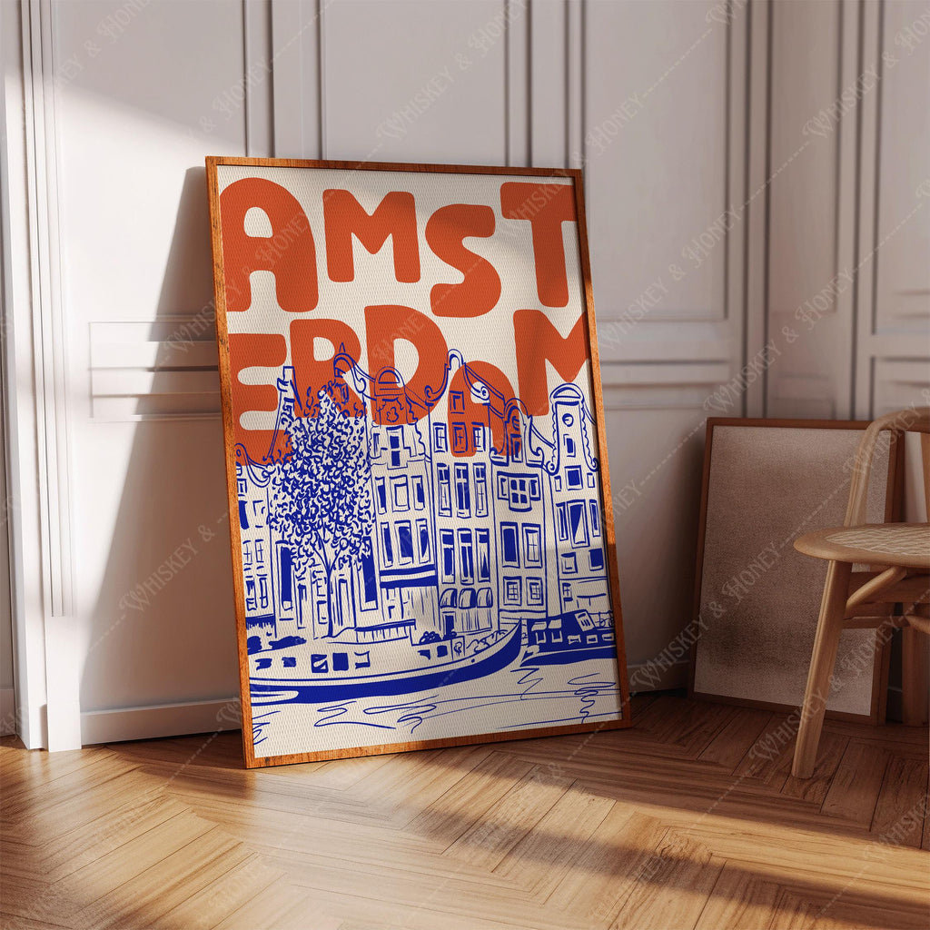 Amsterdam Travel Print