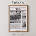 Guam Newspaper Travel Print