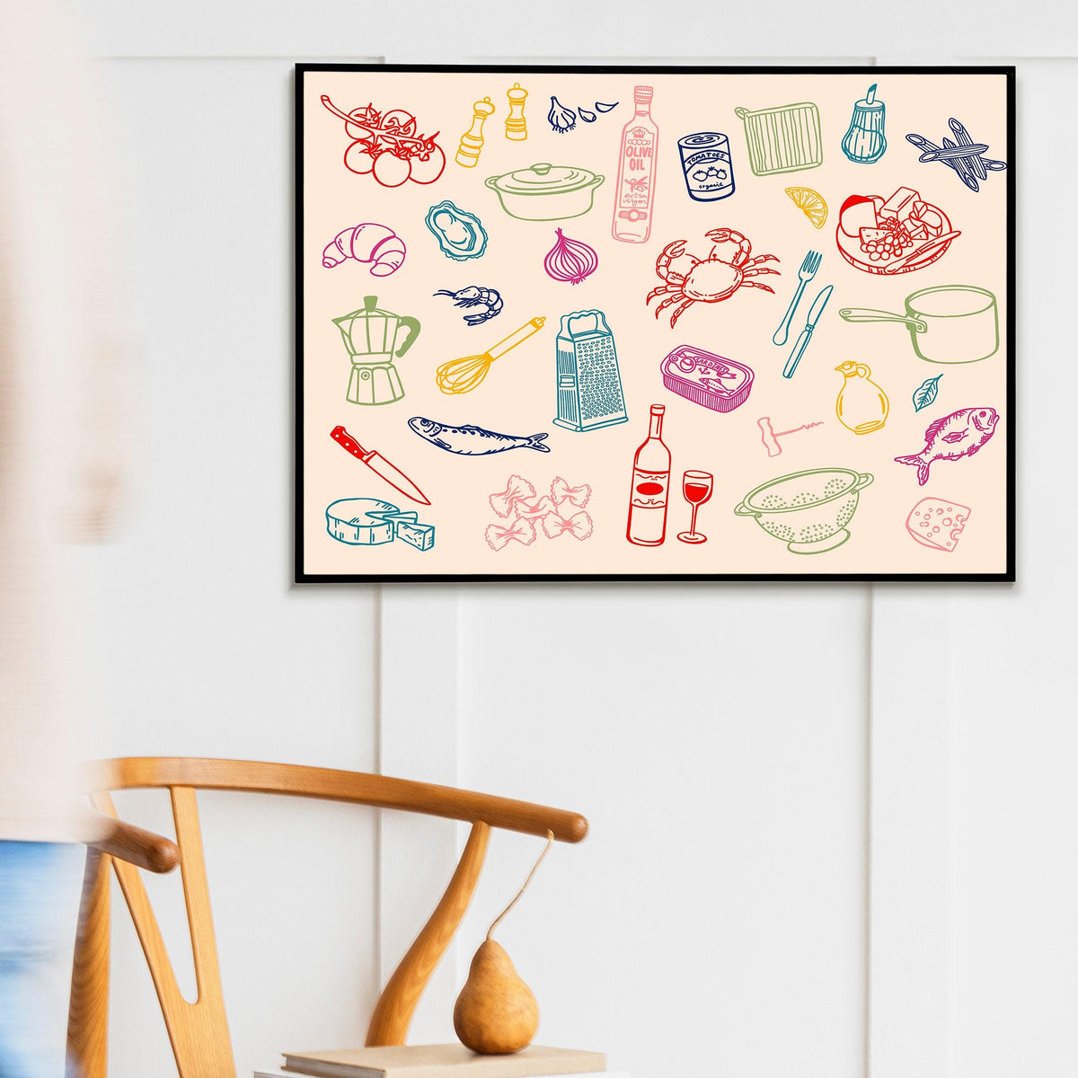 Kitchen Ingredient Horizontal Print