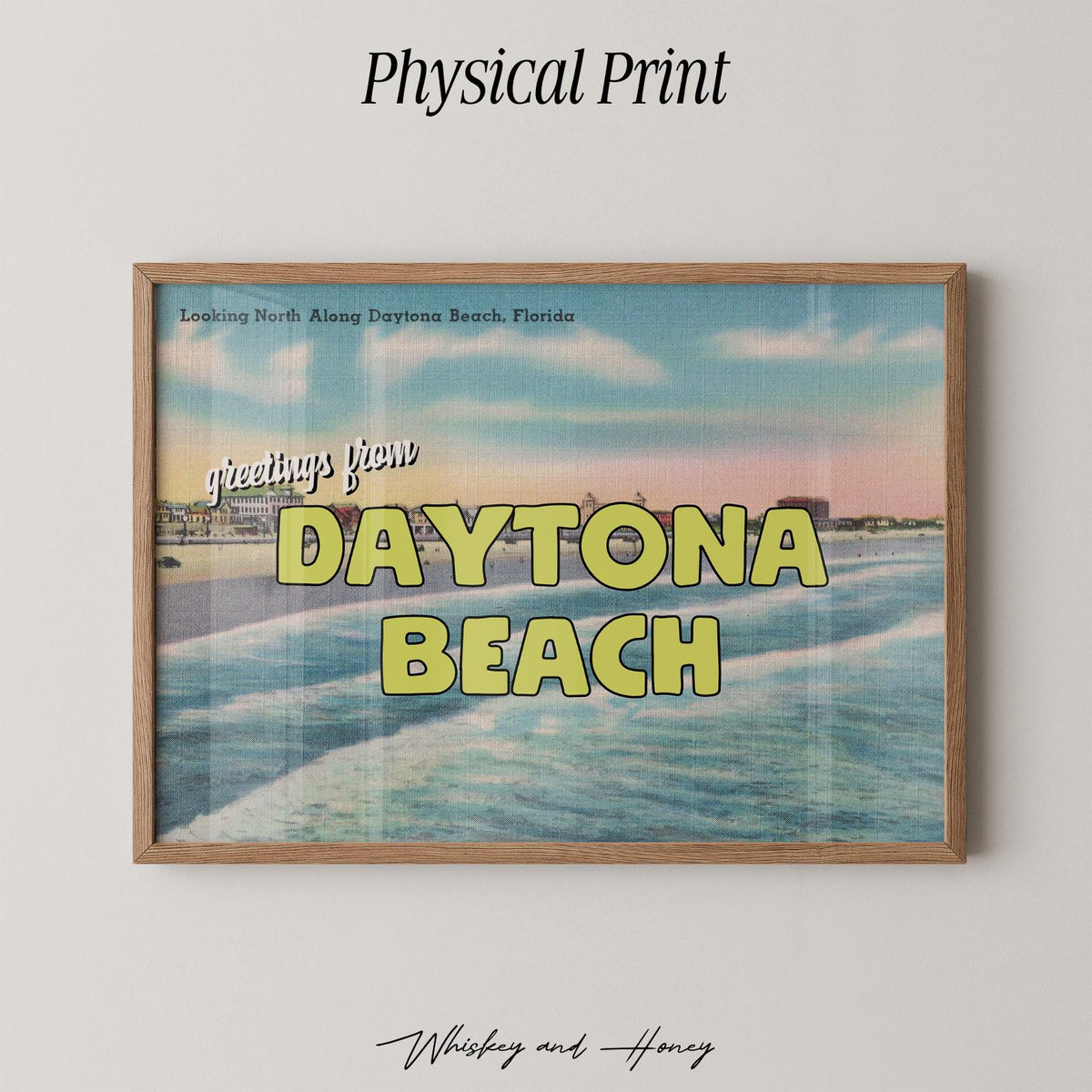 Greetings from Daytona Beach Postcard Art