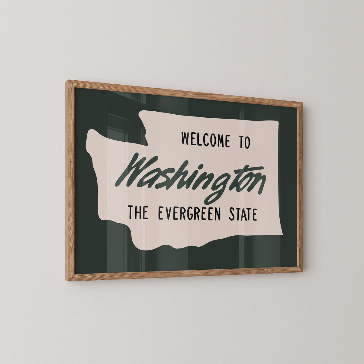 Welcome to Washington State Art Print