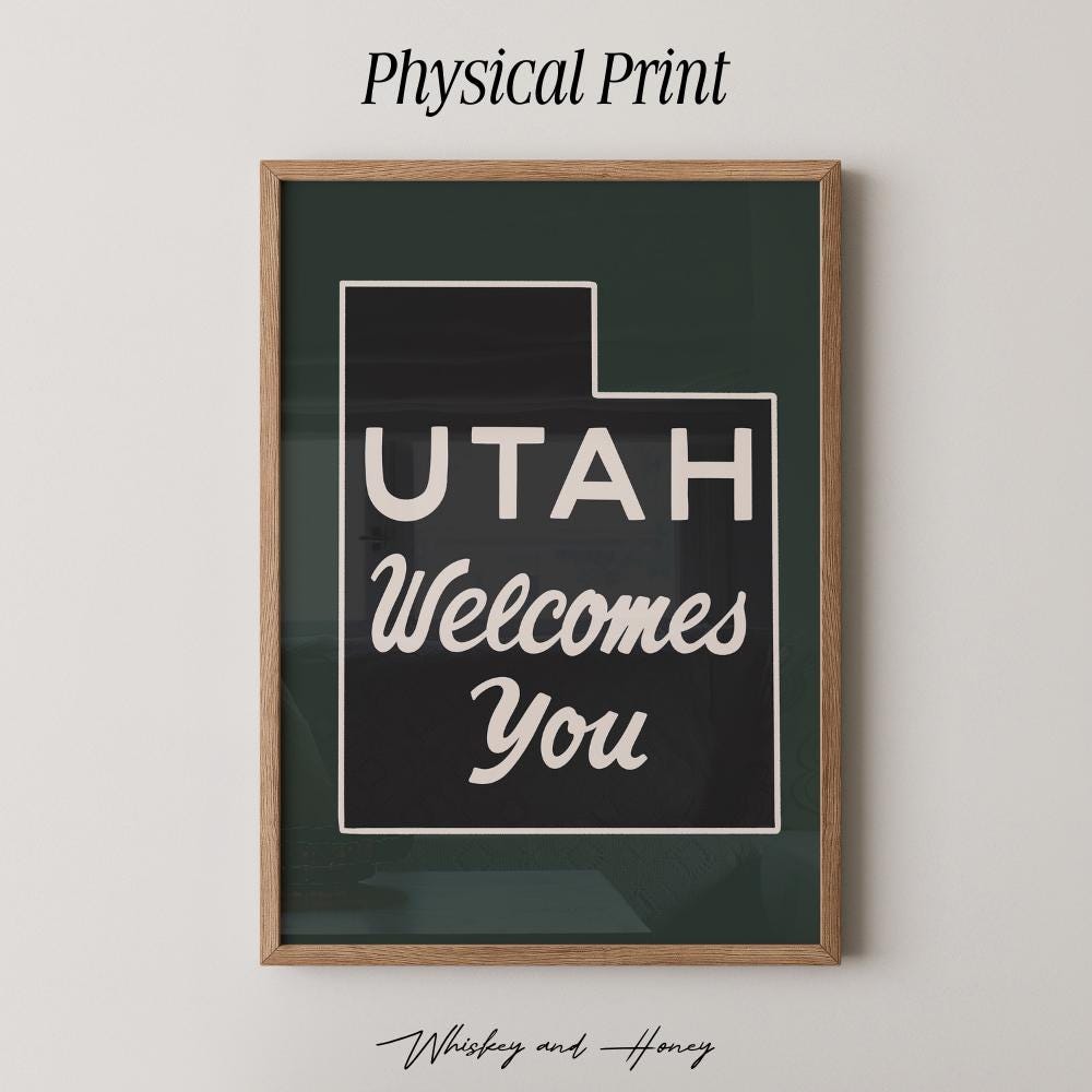 Utah Welcomes You Print