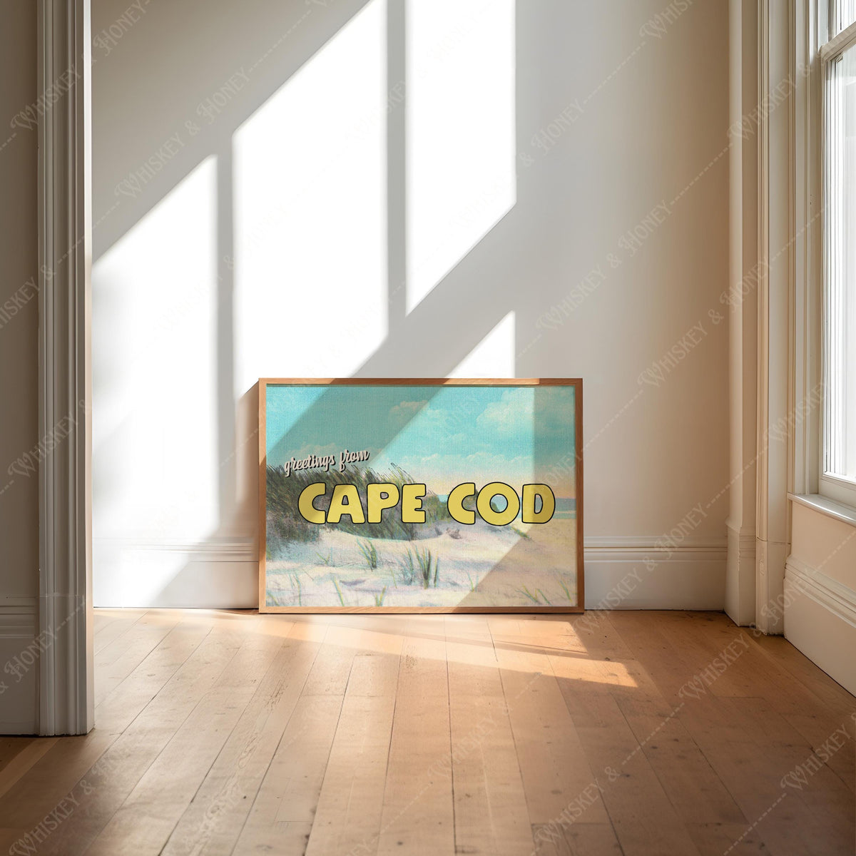 Vintage Greetings From Cape Cod Postcard Print