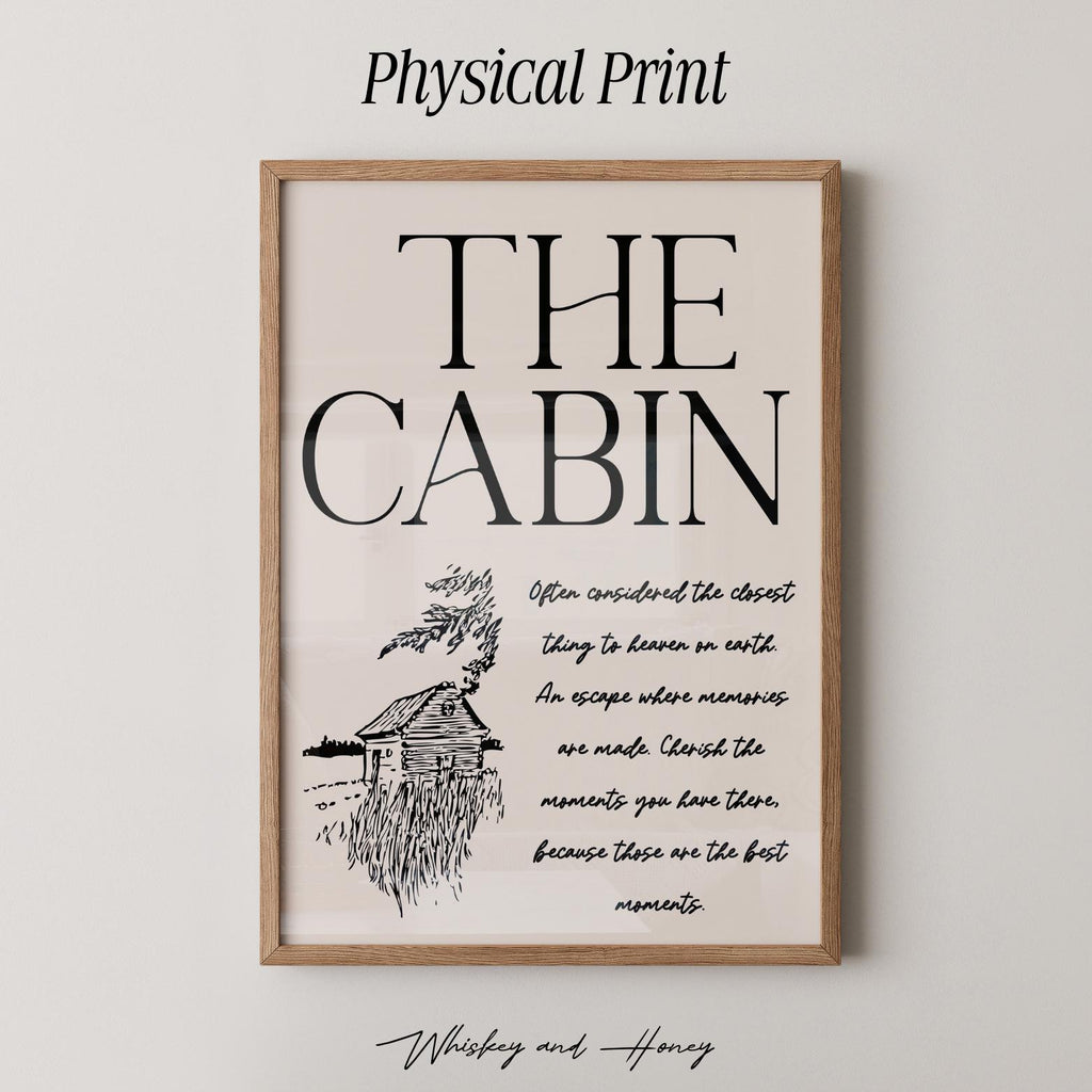 The Cabin Print