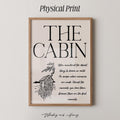 The Cabin Print