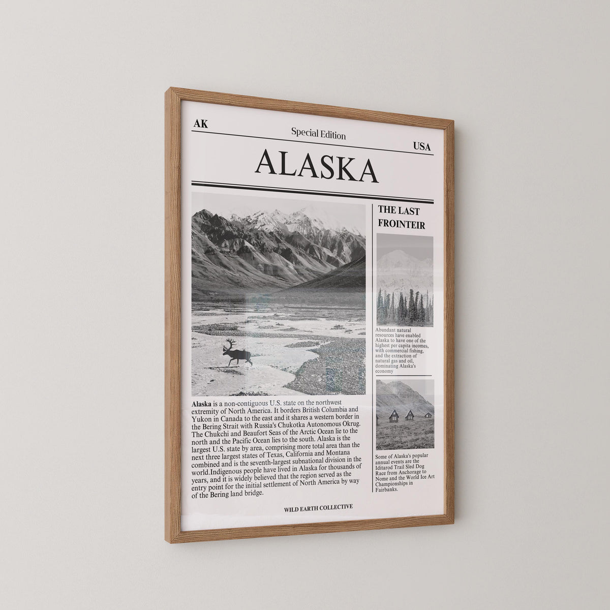 Alaska State Newspaper Print