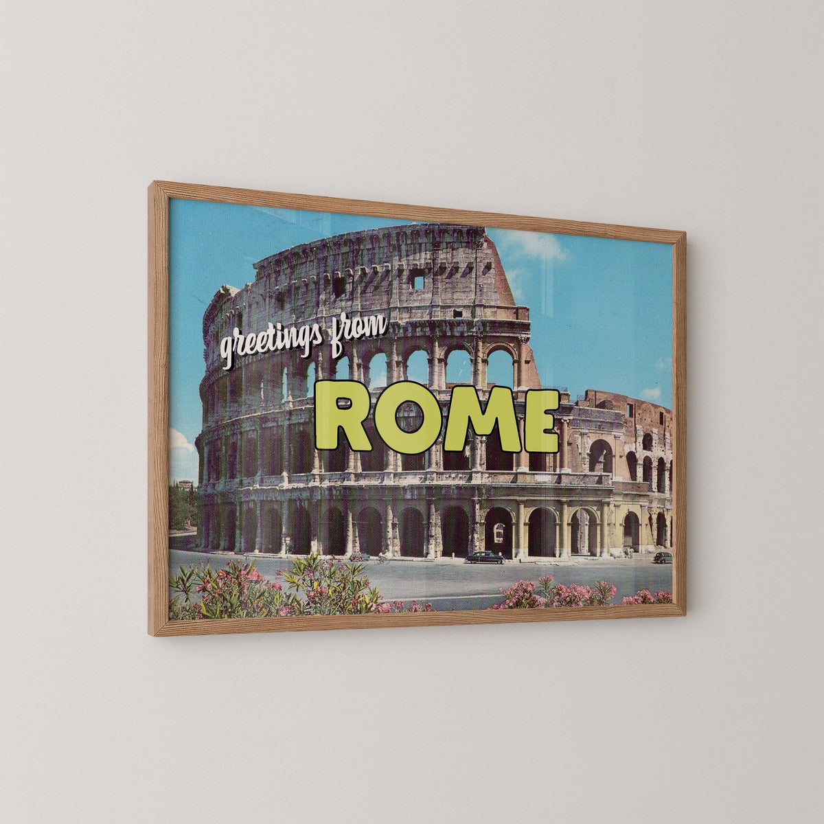 Greetings from Rome Postcard Print