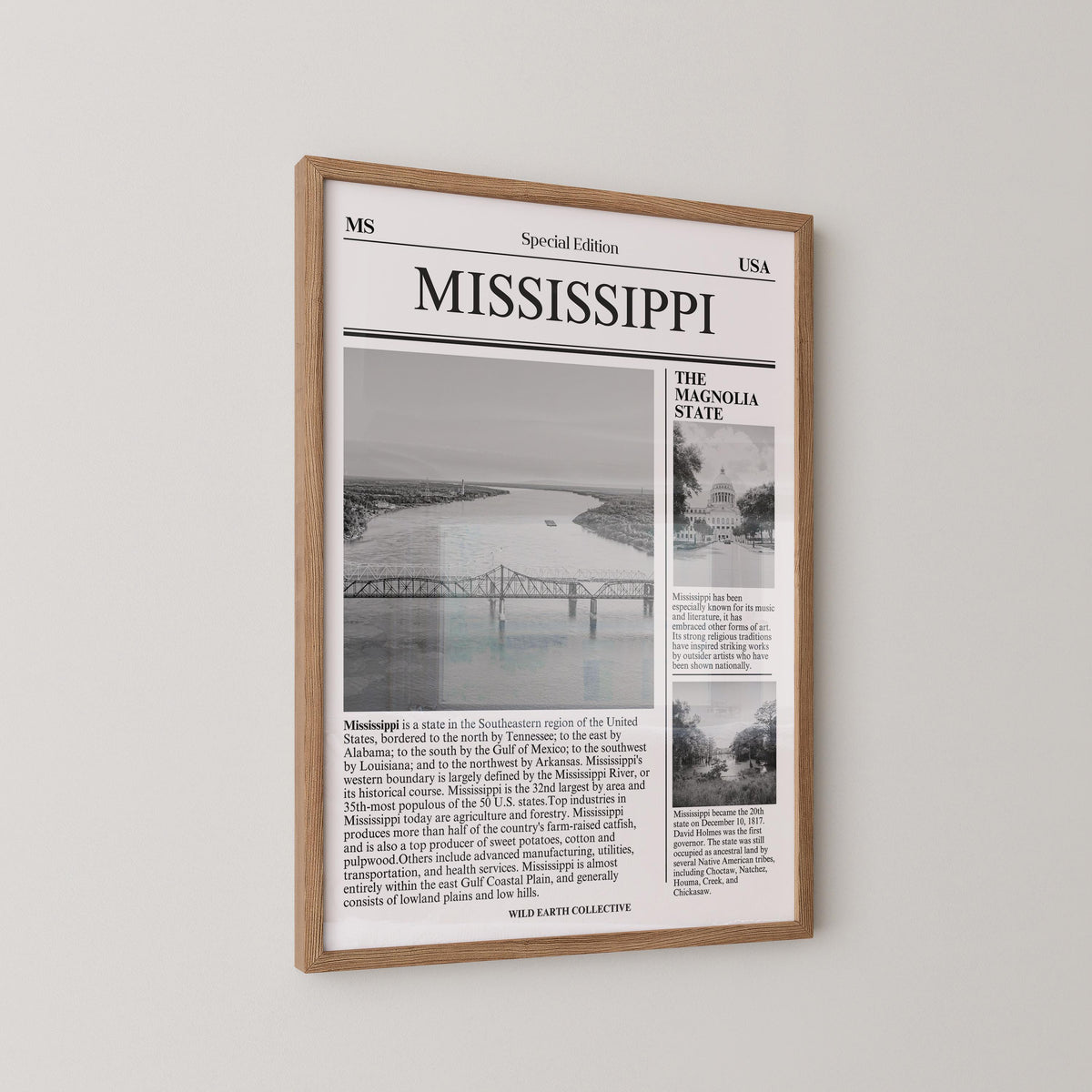 Mississippi Newspaper Print