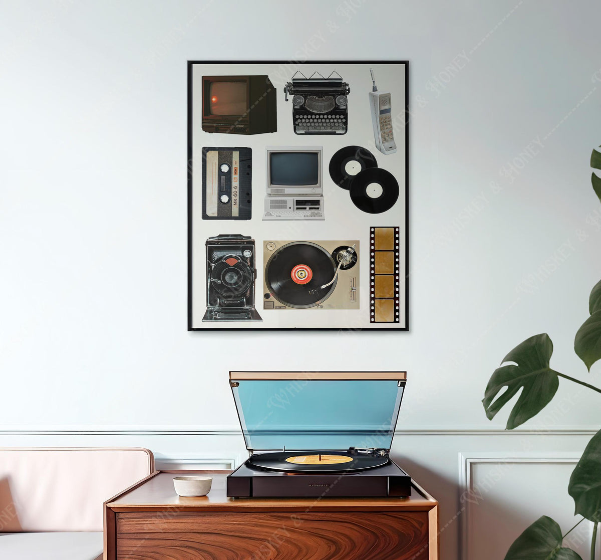 Back In Time Collage Print
