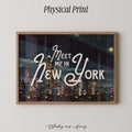 Meet Me in New York City Skyline Print
