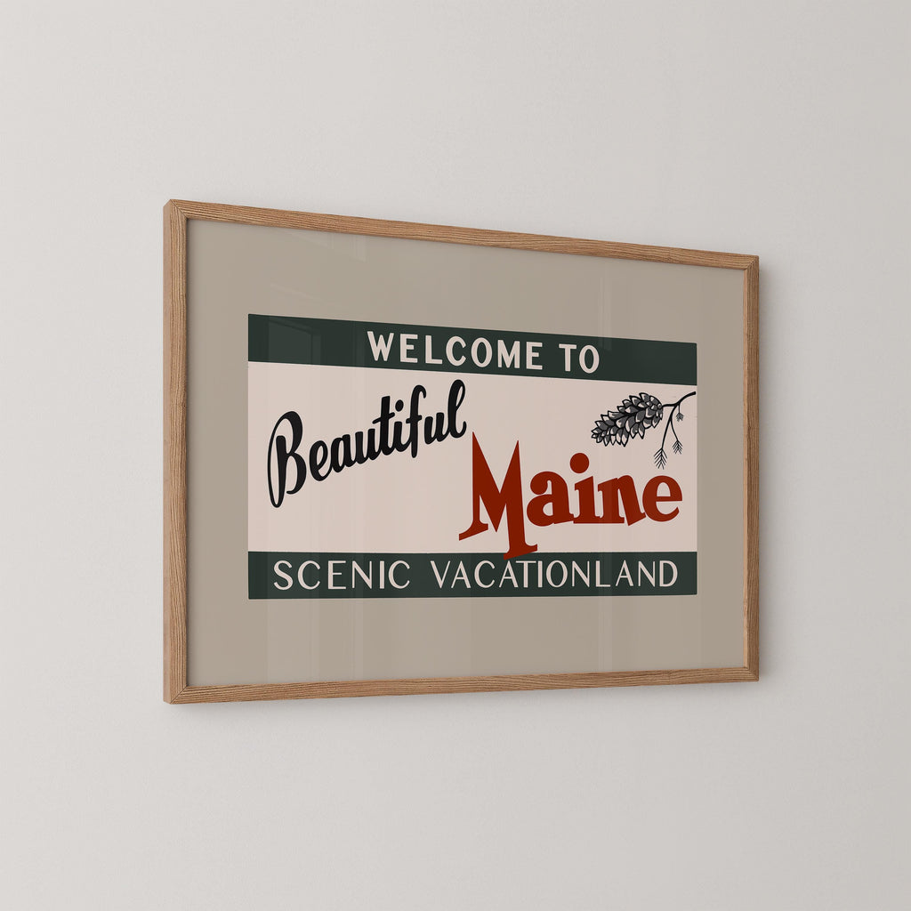 Beautiful Maine Print