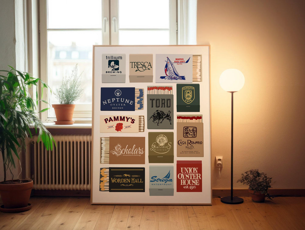 Boston Matchbooks Print