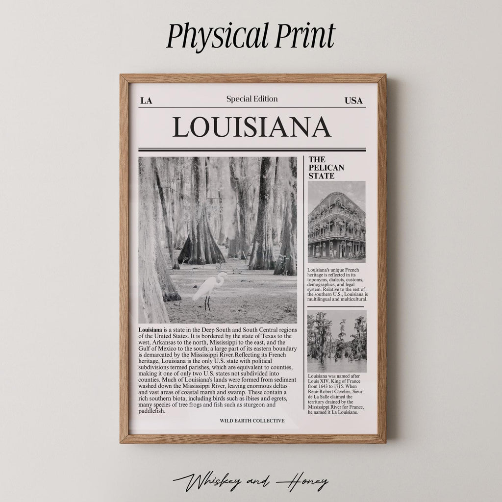 Louisiana Newspaper Print