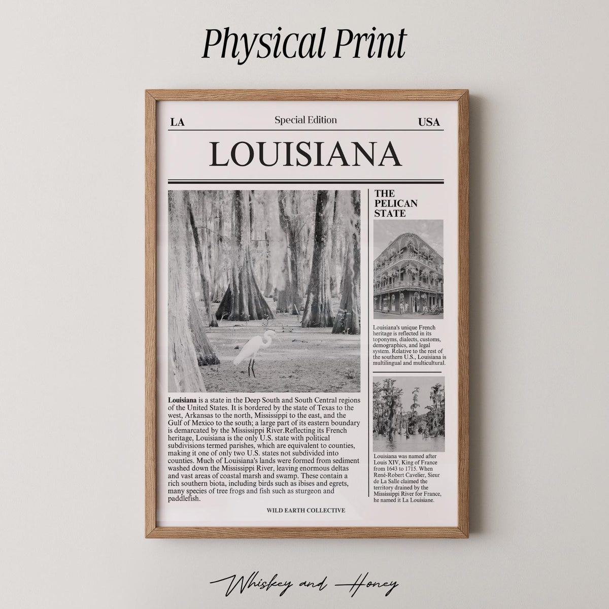 Louisiana Newspaper Print