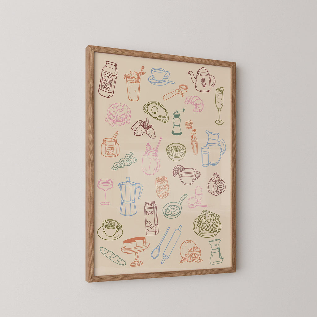 Brunch Food Print
