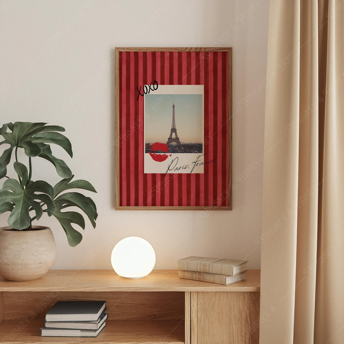 Vintage Paris Eiffel Tower Print